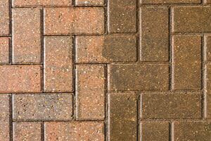 Clean paving stones